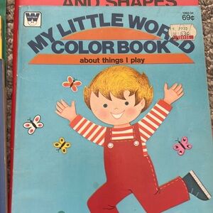 10 vintage coloring books 70s 80s